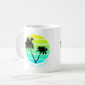 Retro Grand Cayman Islands Kaffeetasse (Vorderseite Links)