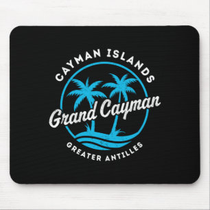 Retro Grand Cayman Islands Palme Strand Vintage Mousepad