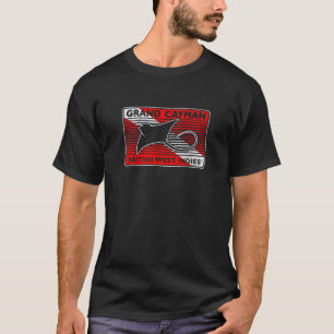 Retro Grand Cayman Islands Stingray City Scuba Div T-Shirt
