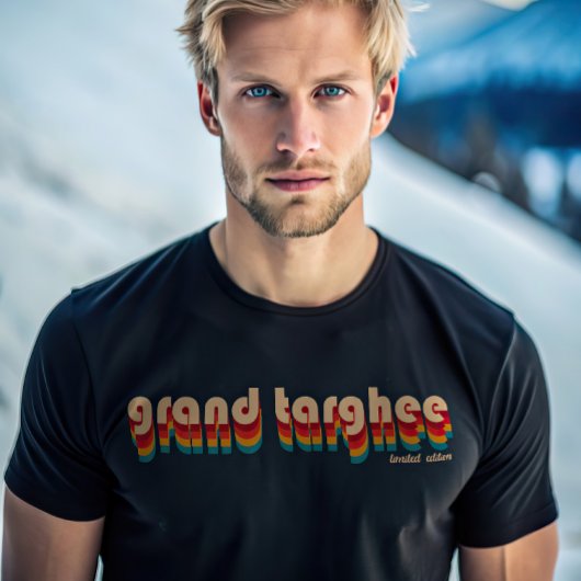 Retro Grand Targhee Mountain Ski T-Shirt