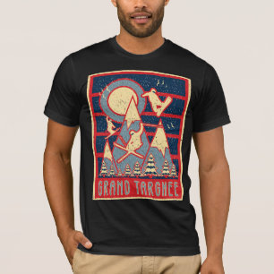 Retro Grand Targhee Ski 80er T-Shirt