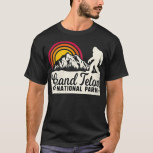 Retro Grand Teton Nationalpark Vintag 8 T-Shirt