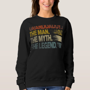 Retro Granddaddy Man Myth Legend Vintag Väter D Sweatshirt