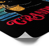 Retro Grandpaw Funny Sarcastic Cat Lover Quote Gra Poster (Ecke)