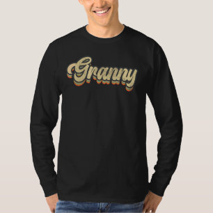 Retro Granny Mama Leben Muttertag Vintager Text T-Shirt