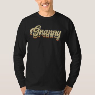 Retro Granny Mama Leben Muttertag Vintager Text T-Shirt