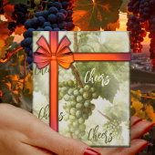 Retro Grape Pattern Wine Lovers  Geschenkpapier