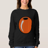 Retro Graphic Beadwork Beading Hand Stitching Artw Sweatshirt (Vorderseite)