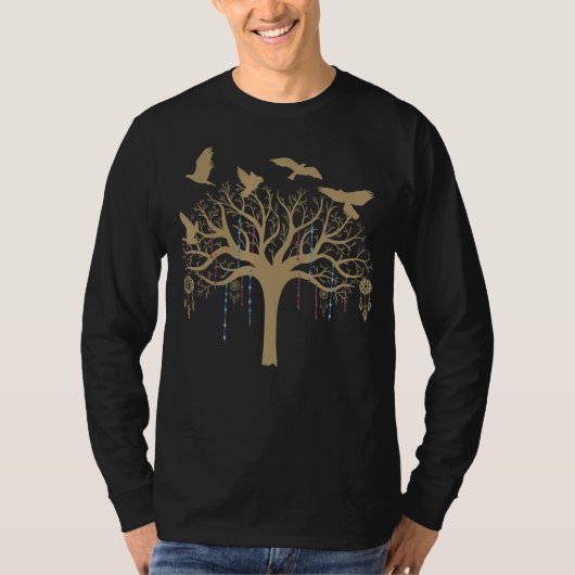 Retro Graphic Beadwork Beading Hand Stitching Artw T-Shirt (Vorderseite)