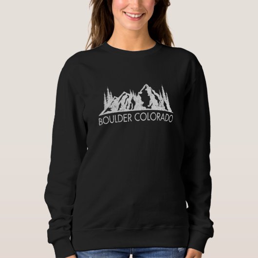 Retro Graphic Climbing Bouldering Rock Climber Mou Sweatshirt (Vorderseite)