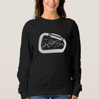 Retro Graphic Climbing Bouldering Rock Climber Mou Sweatshirt