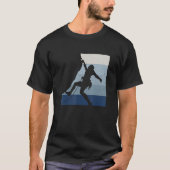 Retro Graphic Climbing Bouldering Rock Climber Mou T-Shirt (Vorderseite)