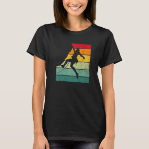 Retro Graphic Climbing Bouldering Rock Climber Mou T-Shirt