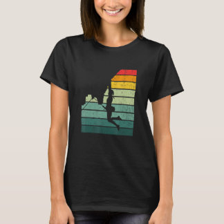 Retro Graphic Climbing Bouldering Rock Climber Mou T-Shirt
