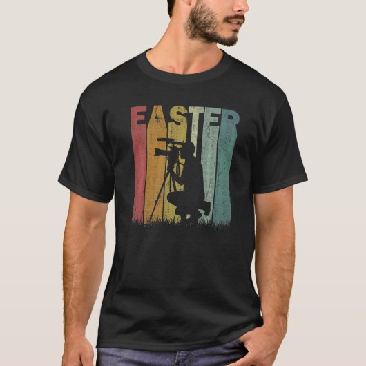 Retro Graphic Cool East Camera Operator am Osterta T-Shirt (Vorderseite)