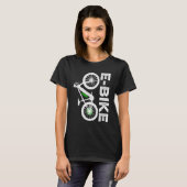 Retro Graphic E-Bike Mountainbike Bicycle E-Bike T-Shirt (Vorne ganz)