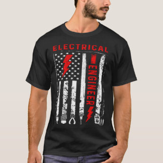 Retro Graphic Electrical Engineer Engi T-Shirt