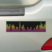 Retro Graphic Equalizer Autoaufkleber (Auf Auto)