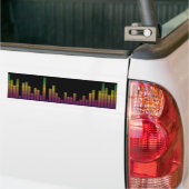 Retro Graphic Equalizer Autoaufkleber (Auf Lkw)
