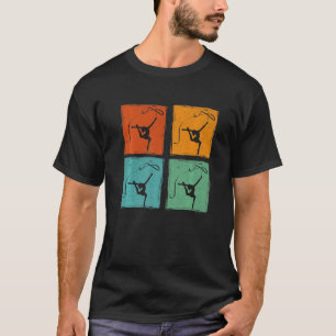 Retro Graphic Gymnast Gymnastics Acrobat Acrobatic T-Shirt