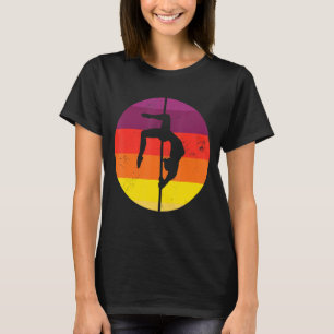 Retro Graphic Gymnast Gymnastics Acrobat Acrobatic T-Shirt