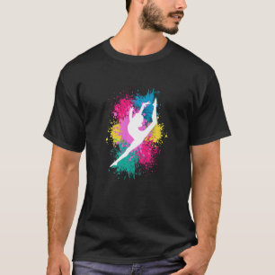 Retro Graphic Gymnast Gymnastics Acrobat Acrobatic T-Shirt