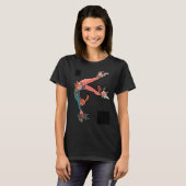 Retro Graphic Gymnast Gymnastics Acrobat Acrobatic T-Shirt (Vorne ganz)
