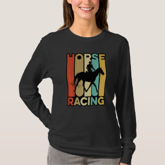 Retro Graphic Horse Lover Equestrian Rider Horses T-Shirt