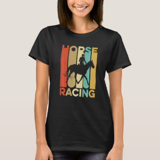 Retro Graphic Horse Lover Equestrian Rider Horses  T-Shirt