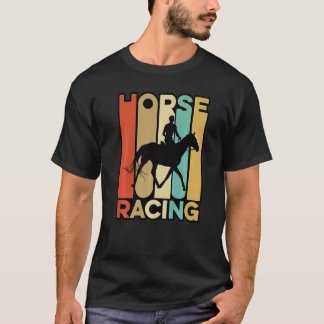 Retro Graphic Horse Lover Equestrian Rider Horses T-Shirt