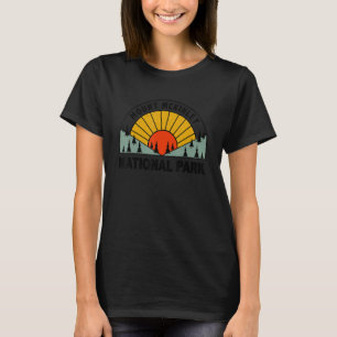 Retro Graphic Travel Mount Mckinley Nationalpark T-Shirt