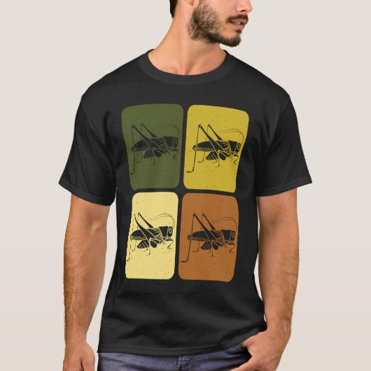 Retro Grasshopper 1 T-Shirt (Vorderseite)
