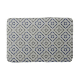 Retro-Grau-Muster-Badmatte Badematte