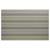 Retro Grau Senf Horizontalstreifen Stoff (Fat Quarter (45,7 x 55,9 cm))