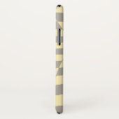 Retro Graue gelbe Pastelltafel Case-Mate iPhone Hülle (Hinten/Rechts)