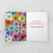 Retro Gray Personalisiert 21. Geburtstag Karte (Innenseite)