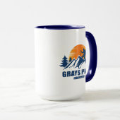 Retro Grays Peak T - Shirt Tasse (VorderseiteRechts)