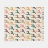 Retro Great Dane Blanket Geschenk Hund Lover Throw Fleecedecke (Vorderseite (Horizontal))