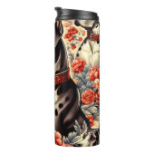 Retro Great Dane Illustration Thermosbecher (Nach rechts gedreht)
