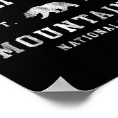 Retro Great Smoky Mountains National Park Mens Wom Poster (Ecke)