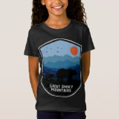 Retro Great Smoky Mountains Nationalpark Bears T-Shirt (Vorderseite)