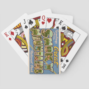 Retro Great Smoky Mountains Playing Cards Spielkarten