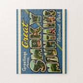 Retro Great Smoky Mountains Puzzle (Vertikal)