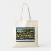 Retro Great Smoky Mountains Tragetasche (Rückseite)