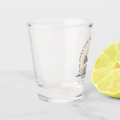 Retro Greatest Adventure Begins Groom Wedding Schnapsglas (Links)