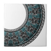 Retro Greek Disc Fliese (Vorderseite)