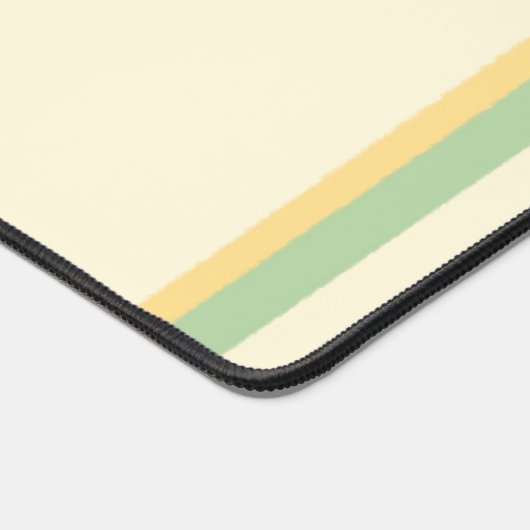 Retro Green Desk Mat Schreibtischunterlage (Ecke)