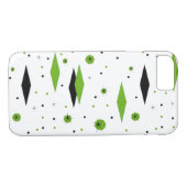Retro Green Diamonds & Sternexplosionen iPhone Cas Case-Mate iPhone Hülle (Rückseite (Horizontal))