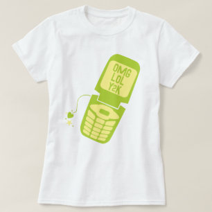 Retro Green Dreh Phone T - Shirt