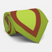 Retro green drops krawatte (Gerollt)